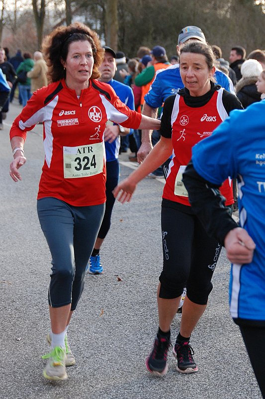 Geh’ Du vor .. Nee, Du .. Ute Rösler und Dagmar Dujmović kurz vorm Ziel