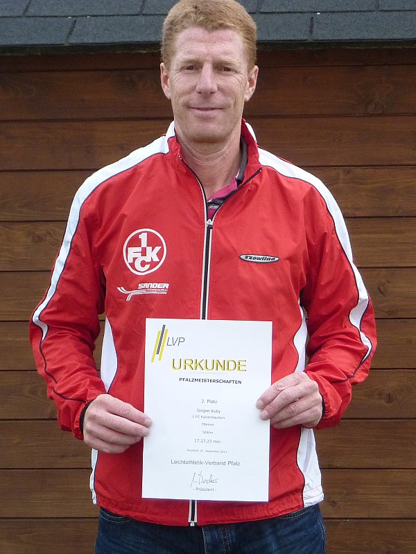 Vizepfalzmeister über 5.000 Meter: Jürgen Kuby